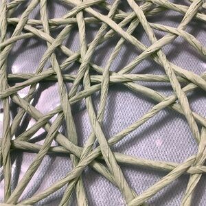 NEW THREE GREEN UNIQUE WOVEN CORD PLACEMENTS